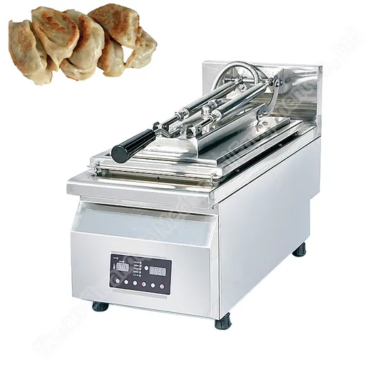 Gyoza-Bratpfannenmaschine, Teigtaschenfritteuse, Samosa-Bratmaschine, Gebratene Gyoza-Ausrüstung, Gyoza-Fritteuse, Teigtaschenpfanne, Gyoza-Kocher, Gebratene Teigtaschenmaschine