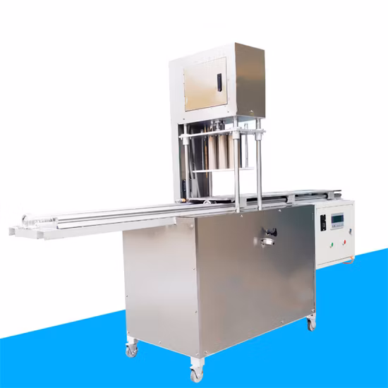 Hocheffiziente Maschine zur Herstellung von Getreideteig, quadratische Wonton-Momo-Hautmaschine, runde Teigtaschenverpackungsmaschine