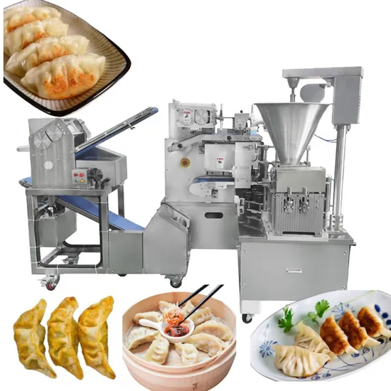 Dumpling Jiaozy Produktionsmaschine Gyoza Herstellungslinie Maschine für gefrorene Jiaozi