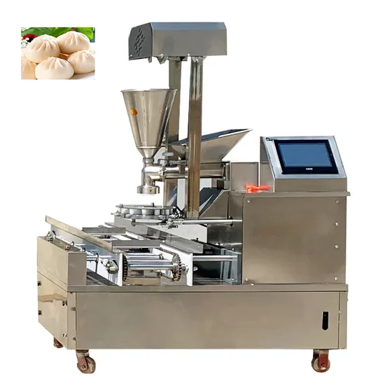 Baozi-Herstellungsmaschine aus Edelstahl, Hochgeschwindigkeits-Momo-Herstellungsmaschine, hergestellt in China