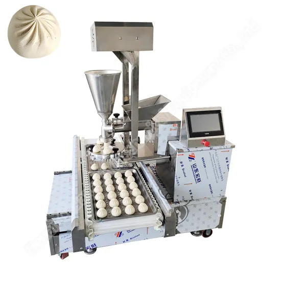Dampfbrötchenmaschine Bao-Maschine Suppenknödelmaschine Gedämpfte gefüllte Brötchenmaschine Dampfbrötchenhersteller Automatische Momo-Herstellungsmaschine Brötchenmaschine Baozi-Hersteller