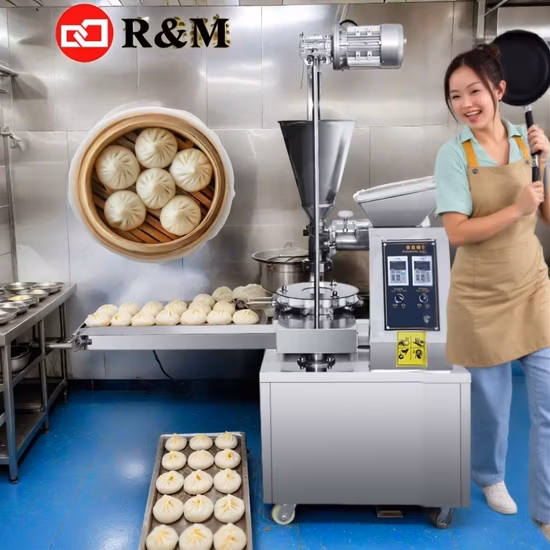 Kommerzieller Bestpreis Elektrisches Baozi Bun Xiaolong Bao Vollautomatische Dampfmaschine für chinesische Honigteigbrotbrötchen zum Formen und Formen zum Herstellen einer Maschine zum Verkauf in meiner Nähe