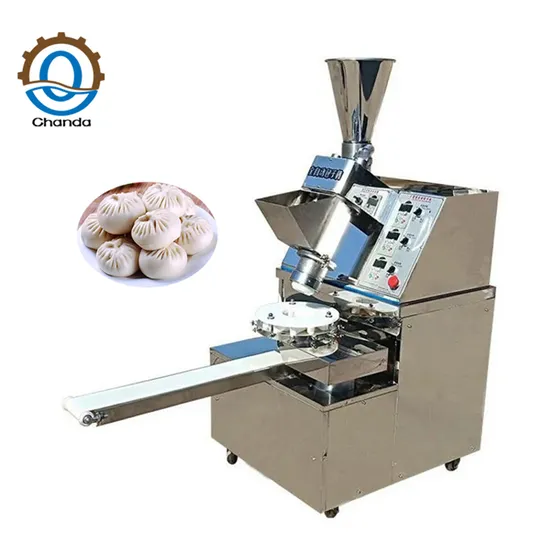 Schweinebrötchenmaschine Kleine Momo-Maschine Gefüllte Dampf-Baozi-Maschine Gedämpfte Brötchenmaschine