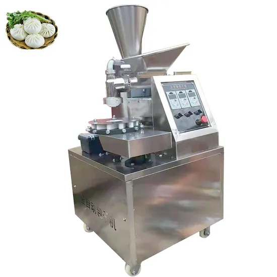 Gedämpfte Brötchenfüllmaschine Automatische Momo-Maschine Baozi-Maker-Maschine Automatische Baozi-Maschine Momos-Herstellungsmaschine Preis Brötchendampfmaschine