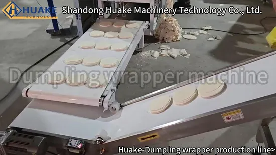 Automatische Frühlingsrollen-Wonton-Haut-Maschine