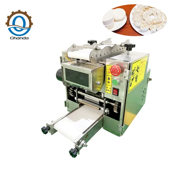 Kleine Teigtaschen-Wonton-Frühlingsrollen-Wrapper-Herstellungsmaschine Teigtaschen-Wrapper-Herstellungsmaschine